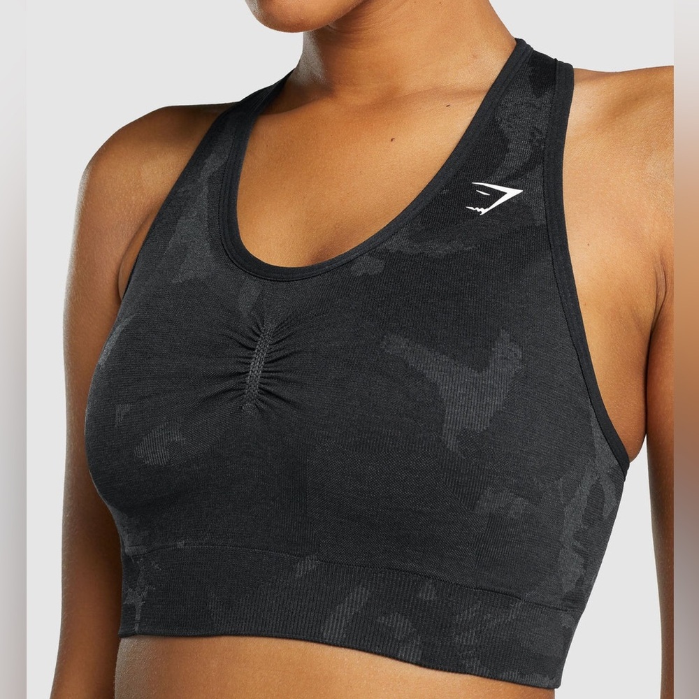 Gymshark Adapt Camo Seamless Racerback Sports Bra‎ XS